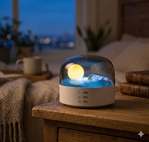 LUNAGLOW: Ocean Moonlight Ambient Lamp
