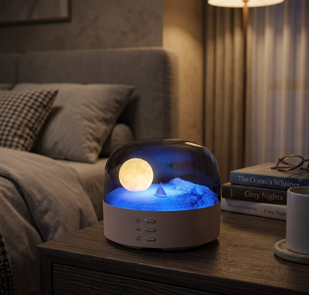 LUNAGLOW: Ocean Moonlight Ambient Lamp
